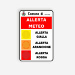 TARGA ALLERTAMETEO 90X135