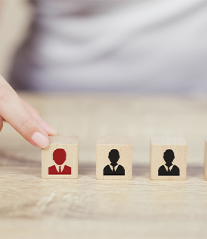 Personale qualificato per le esigenze del cliente copia